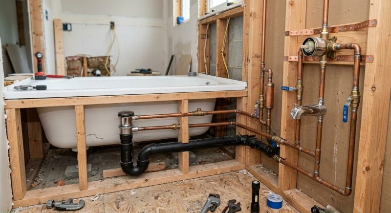 Large Bathtub Installation in Doylestown, PA