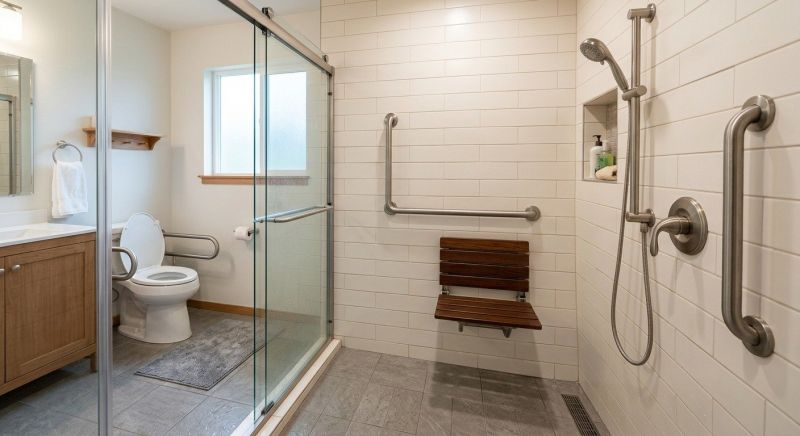 Senior Shower Installation in Framingham, MA